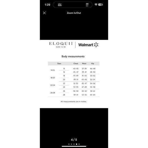 Eloquii Elements Dot Smocked Midi - Picture 4 of 4